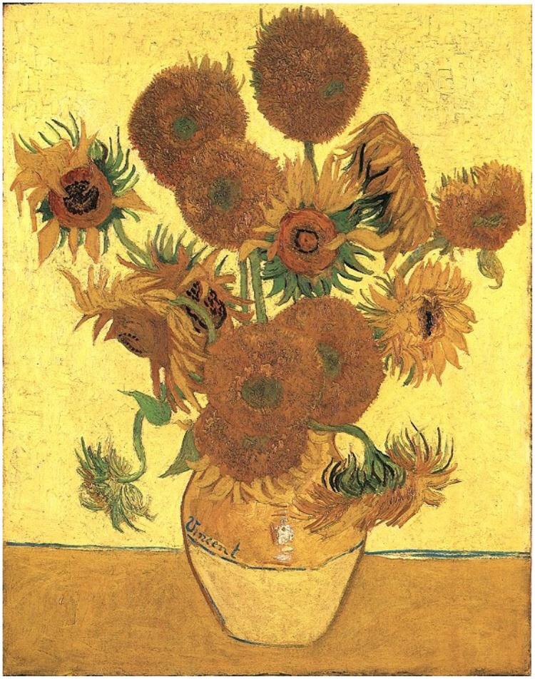 Van Gogh "Vase with Twelve Sunflowers"